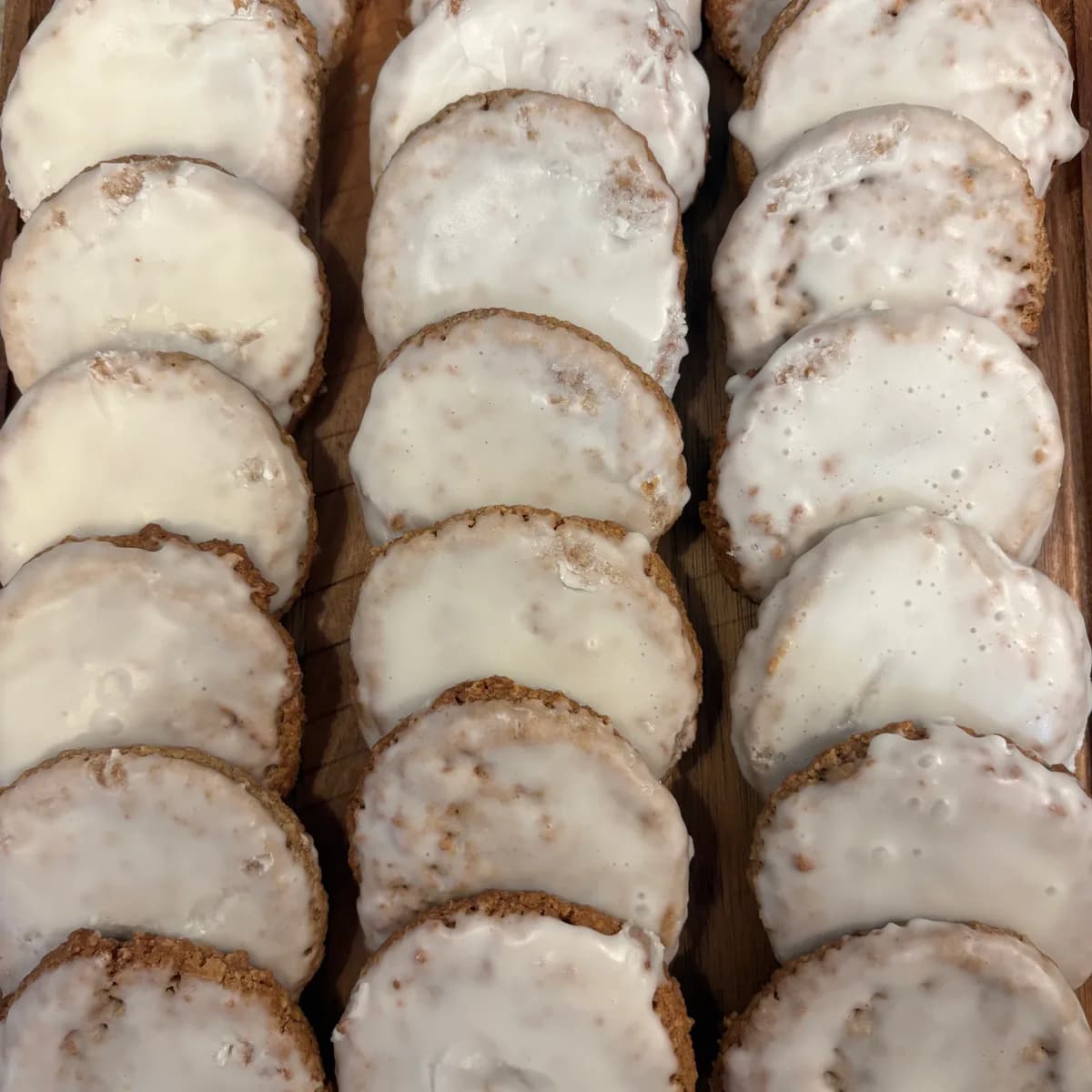 Iced Oatmeal Cookies
