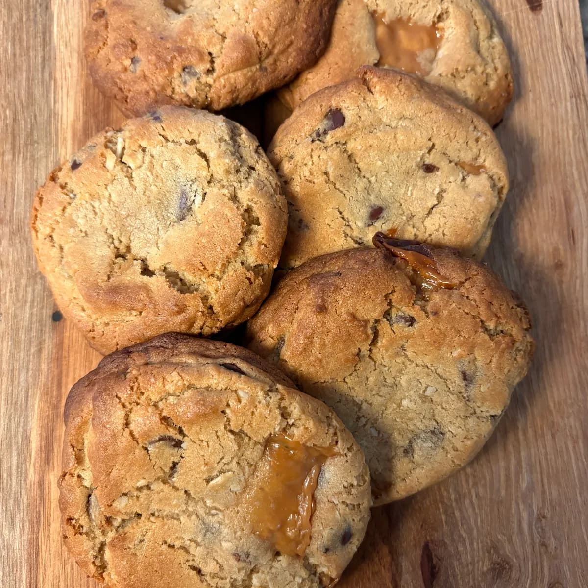 Coconut Caramel Cookies