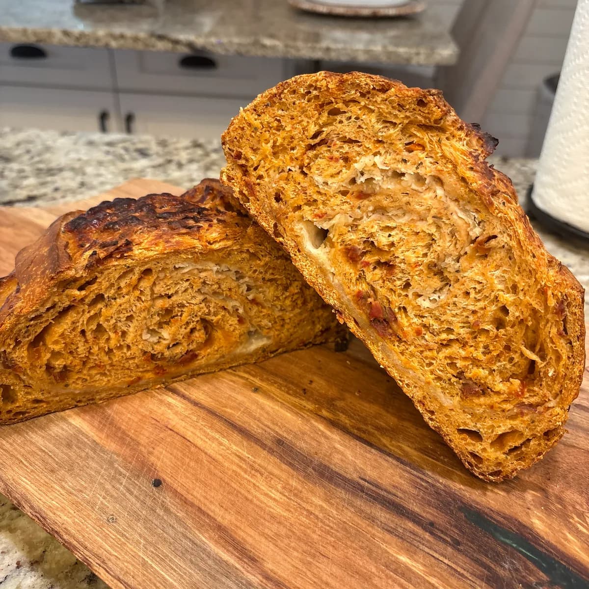 Sundried Tomato, Mozzarella, Basil Boule