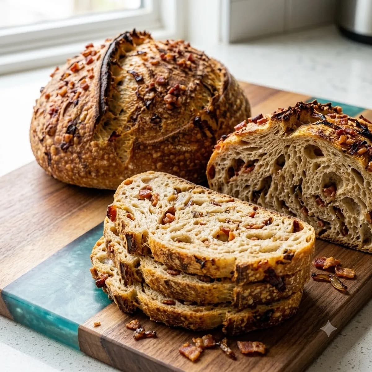 Bacon & Caramelized Onion Boule